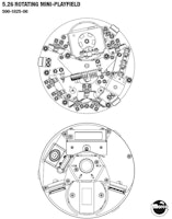 BATMAN 66 (Stern) Rotating mini-playfield assembly