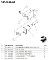 BATMAN 66 (STERN) Diverter coil and bracket