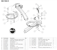 JURASSIC PARK PRO (Stern) Ramp assembly right