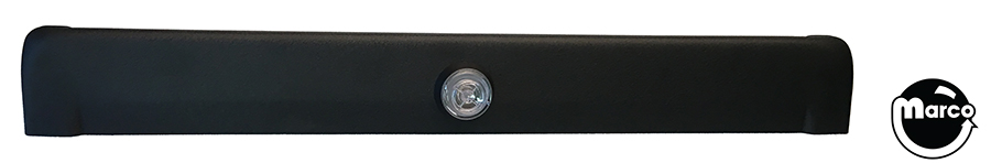 Lockbar - Stern black dual latch with hole