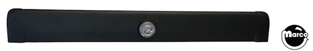 Lockbar - Stern black dual latch with hole