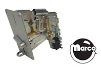 Coin mechanism roll down