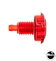 Pushbutton - no spring red transparent