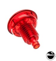 Pushbutton - no spring red transparent