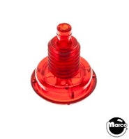 Pushbutton - no spring red transparent