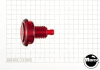 Pushbutton - no spring red transparent