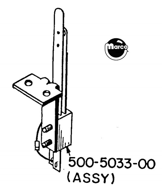 Stand up switch & bracket Data East
