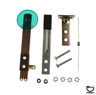 Target switch - round green trans front