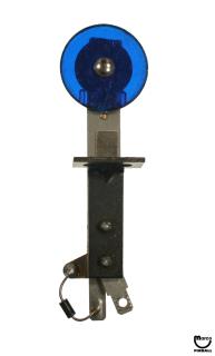 Target switch - round blue trans front