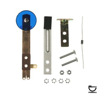 Target switch - round blue trans front