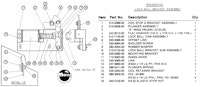 Lock ball assembly Data East