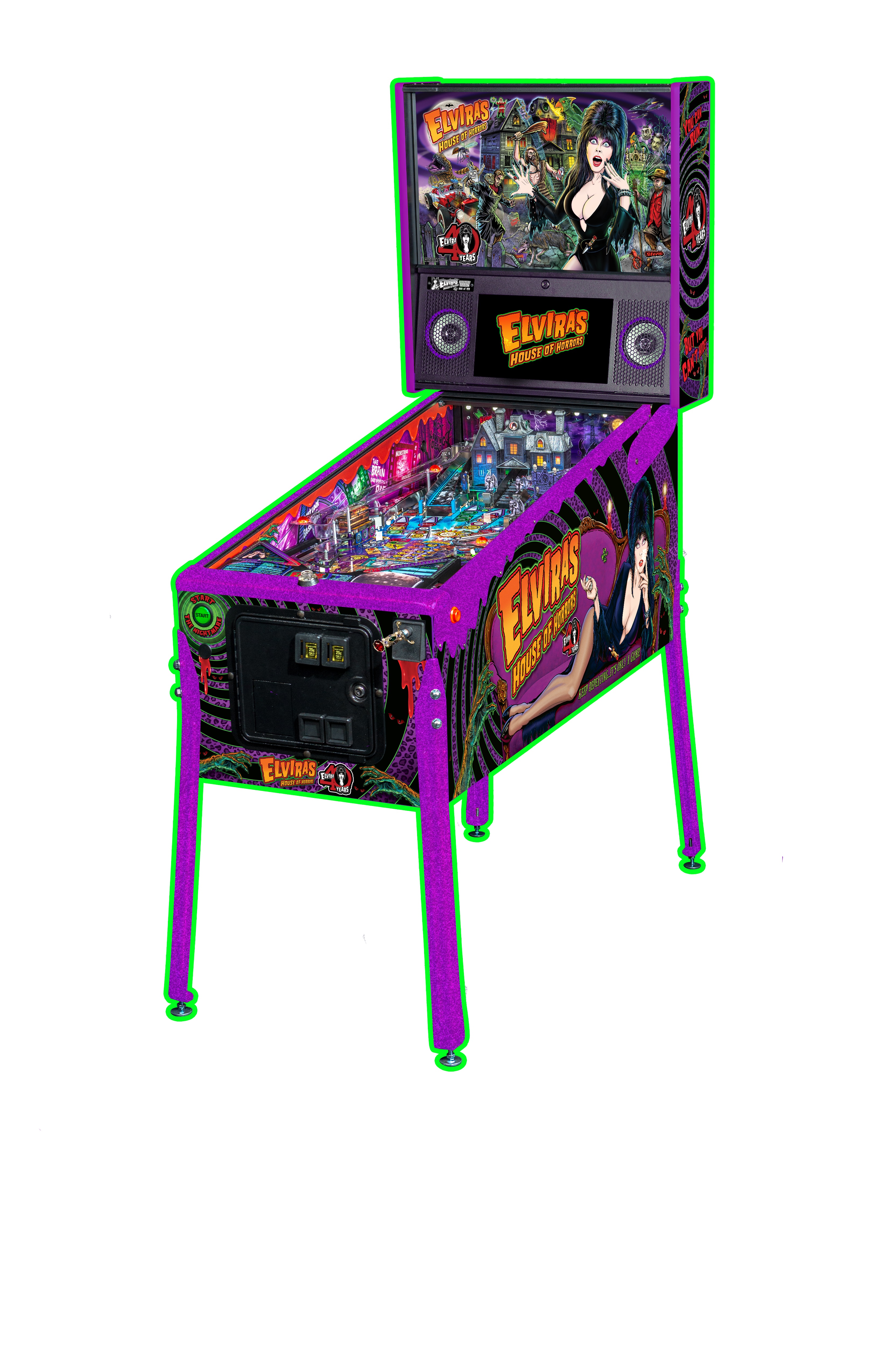 ELVIRA'S HOH 40th Anniversary (Stern) Pinball Machine
