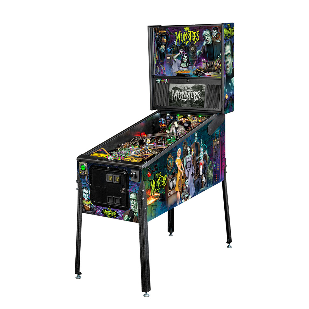 MUNSTERS PREMIUM (Stern) Color Pinball Machine DEMO