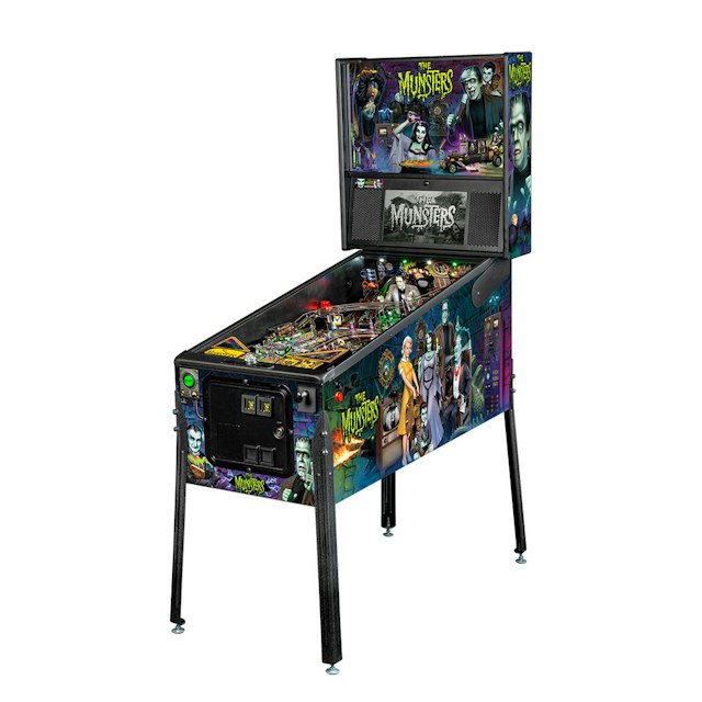 MUNSTERS PREMIUM (Stern) Color Pinball Machine DEMO