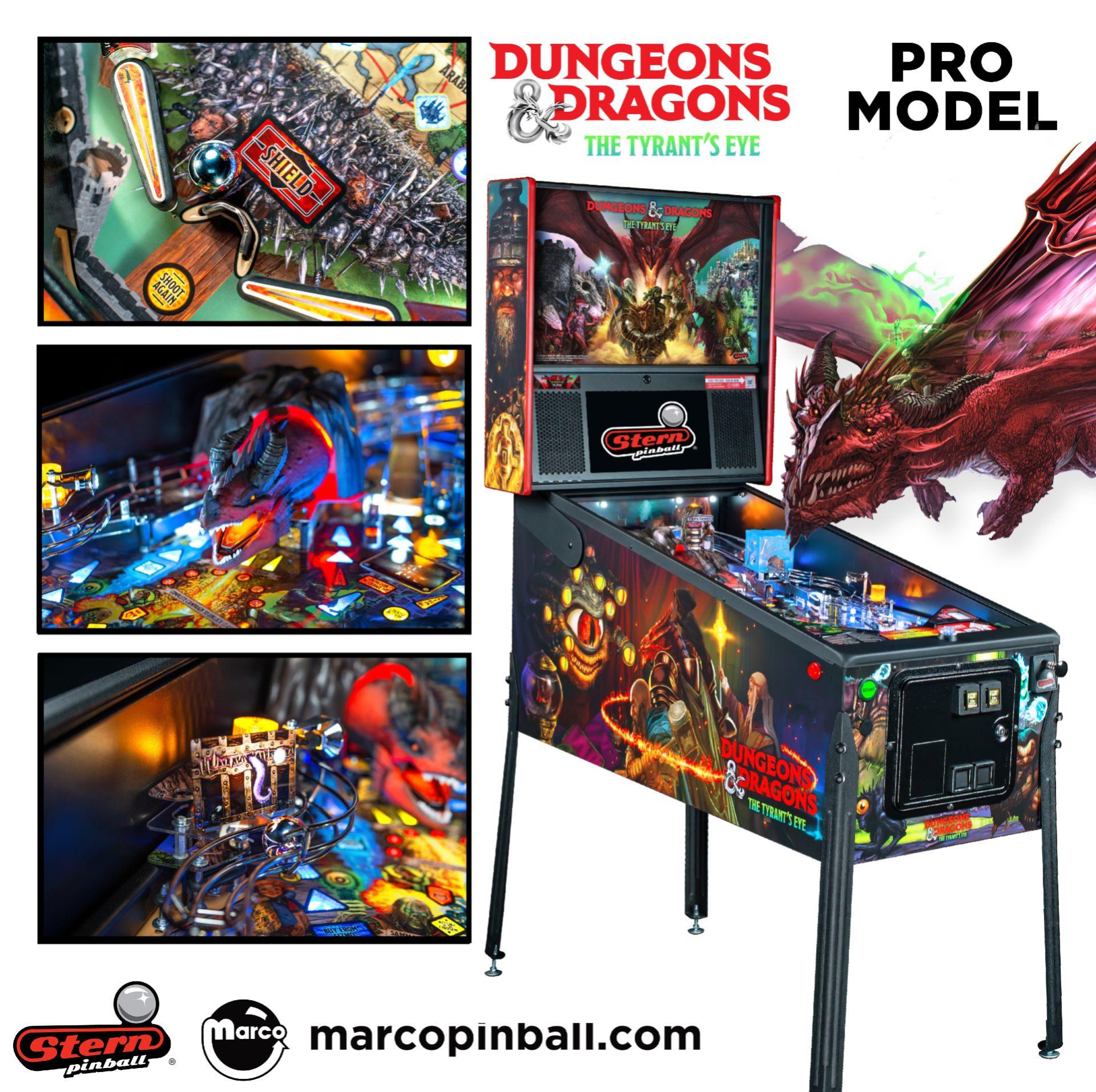 DUNGEONS & DRAGONS PRO (STERN) Pinball Machine
