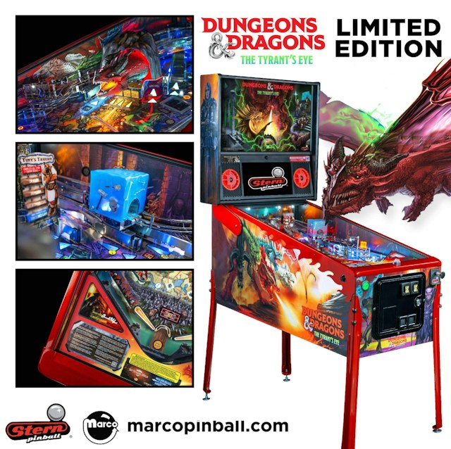 DUNGEONS & DRAGONS LE (STERN) Pinball Machine