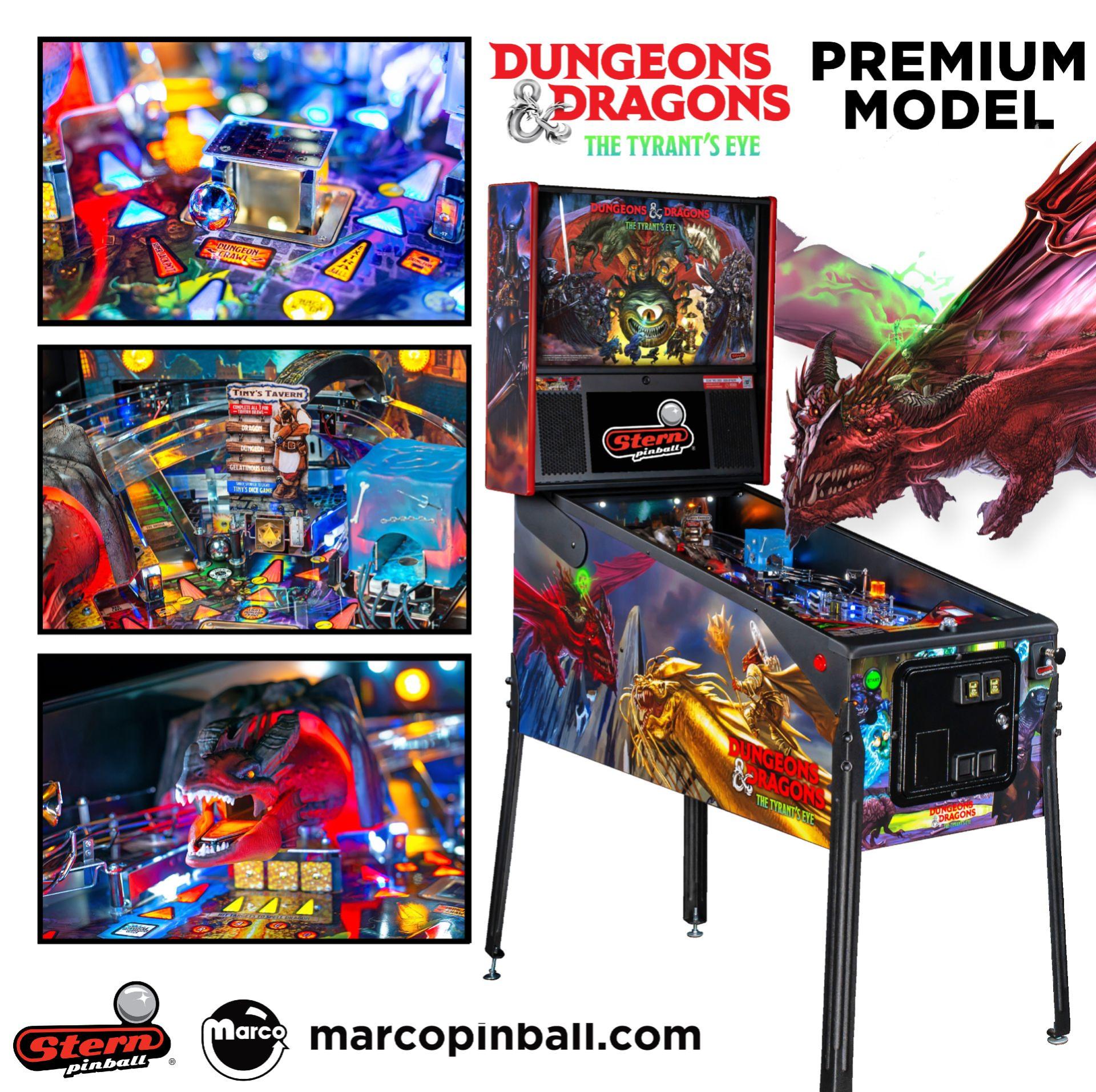 DUNGEONS & DRAGONS PREM (STERN) Pinball Machine