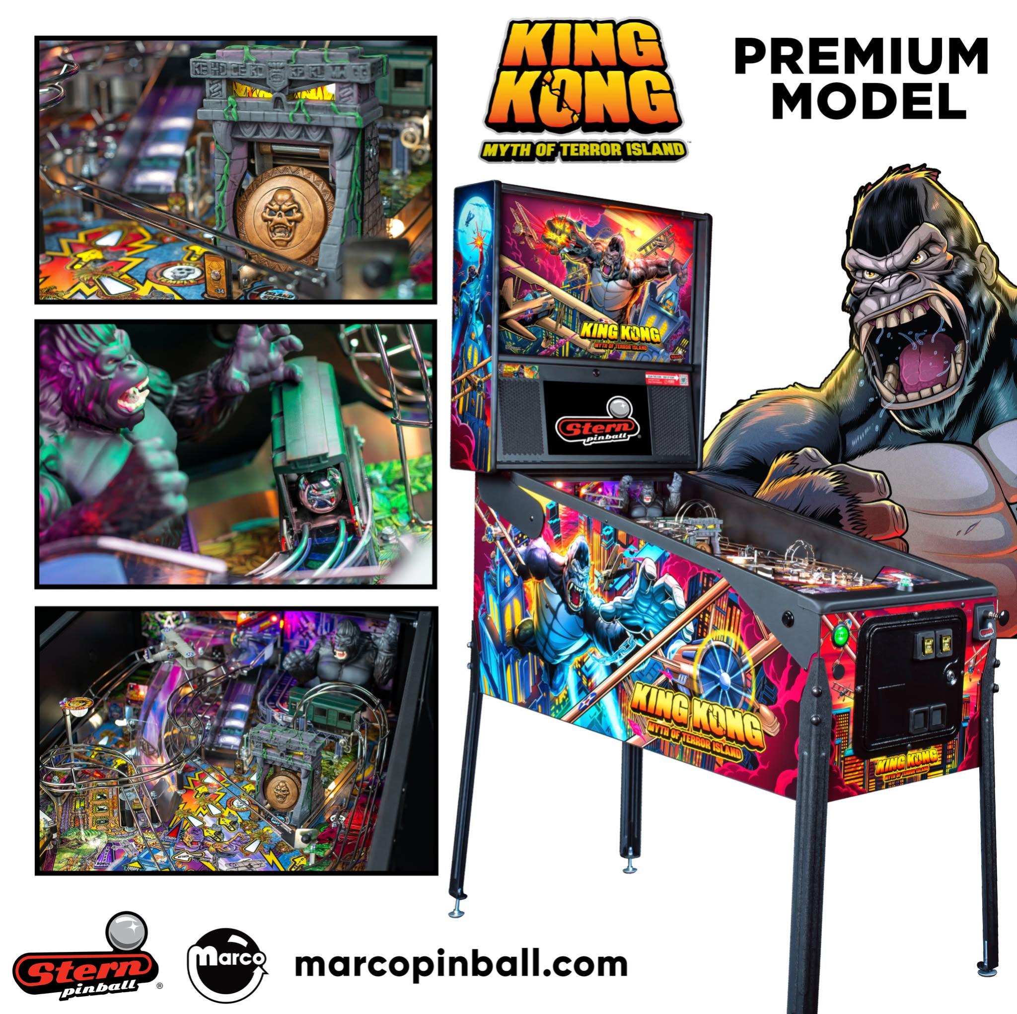 500-55Z7-11 - KING KONG PREM (STERN) Pinball Machine - Marco