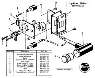 STAR WARS (Data East) Ball shooter up/down shifter