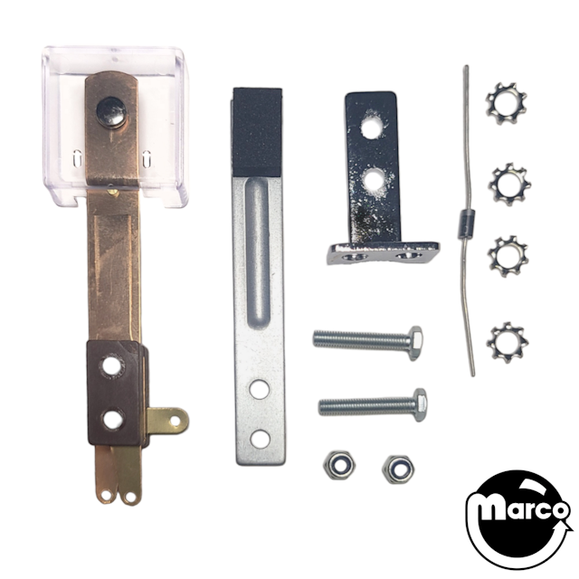 Target switch assembly 3D square clear Data East