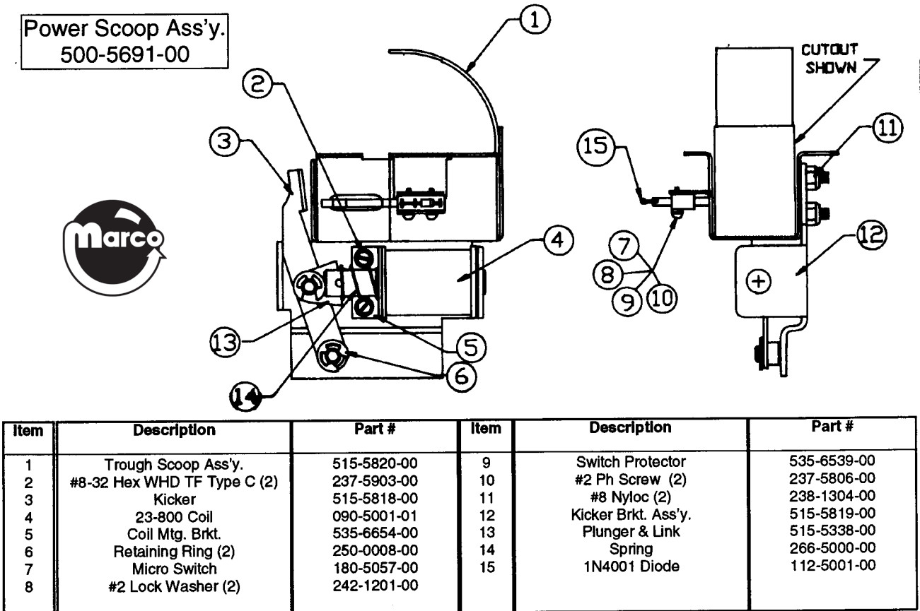 LAST ACTION HERO (DE) Power scoop assembly
