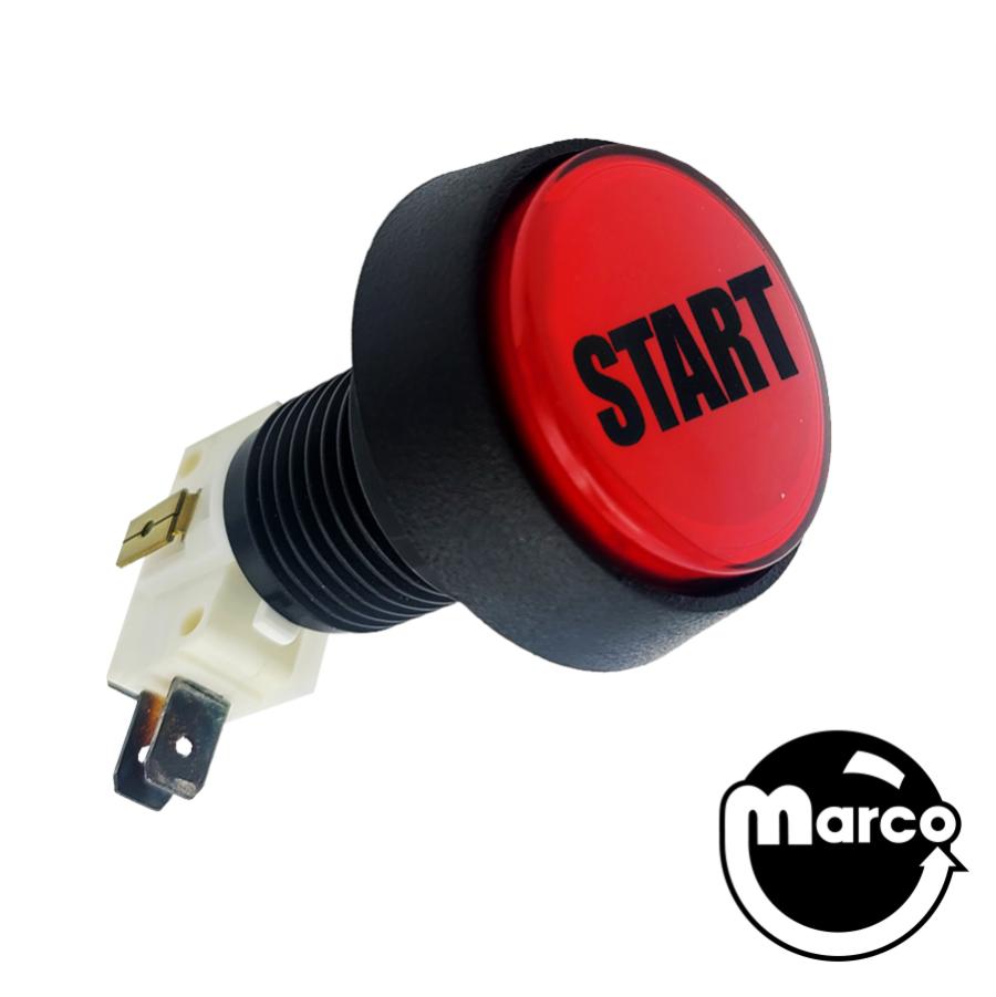 DATA EAST Start Button Switch - Red
