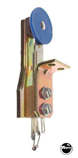 Target switch - round blue & bracket