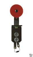 Target switch - round red - heavy front bracket