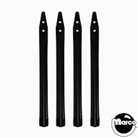 Leg set 30-1/2 inch matte black (4)