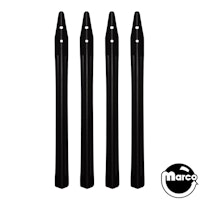 30-1/2 inch black textured leg (4)