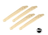 Set of 4 Legs - 30-1/2 inch gold powder coat