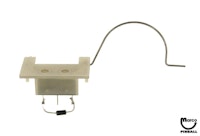 Switch assembly playfield roll over LH