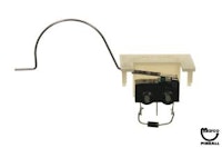 Switch assembly playfield roll over LH