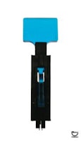 Target switch modular rectangle blue