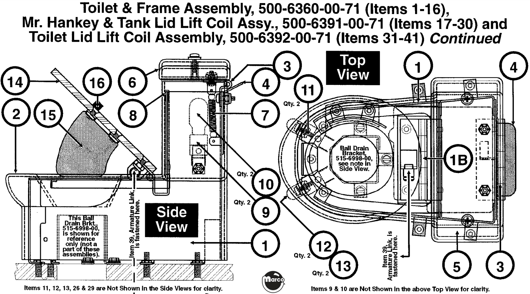SOUTH PARK (Sega) Toilet & frame assembly
