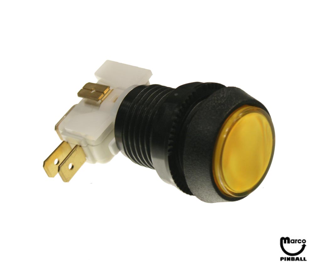Pushbutton switch illuminated yellow USE PBA1Y