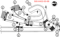 STRIKER XTREME (Stern) Ramp assembly