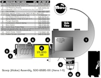 ROLLER COASTER TYCOON (Stern) Scoop kicker assembly