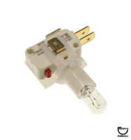 Pushbutton assy - yellow square ToPs