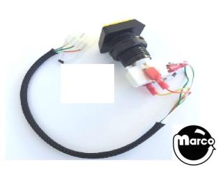 Pushbutton switch yellow square Tournament
