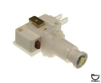 Pushbutton switch yellow sq. Tournament LED