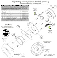 LORD OF THE RINGS (Stern) Magnet ring assembly
