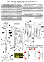 Drop target assembly Stern 3 bank