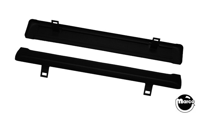 Lockbar - Stern black dual latch no hole
