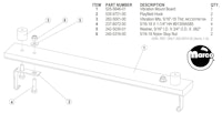 SIMPSONS KOOKY CARNIVAL (Stern) Vibration board assembly