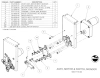 IRON MAN (Stern) Iron Monger motor assembly