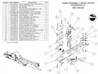 AVENGERS LE (Stern) Ramp assembly upper right