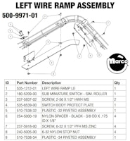 GHOSTBUSTERS LE (Stern) Ramp wire assembly left