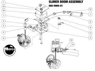 GHOSTBUSTERS (Stern) Slimer boom assembly