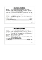 JUNGLE LORD (Williams) Score Cards (3)